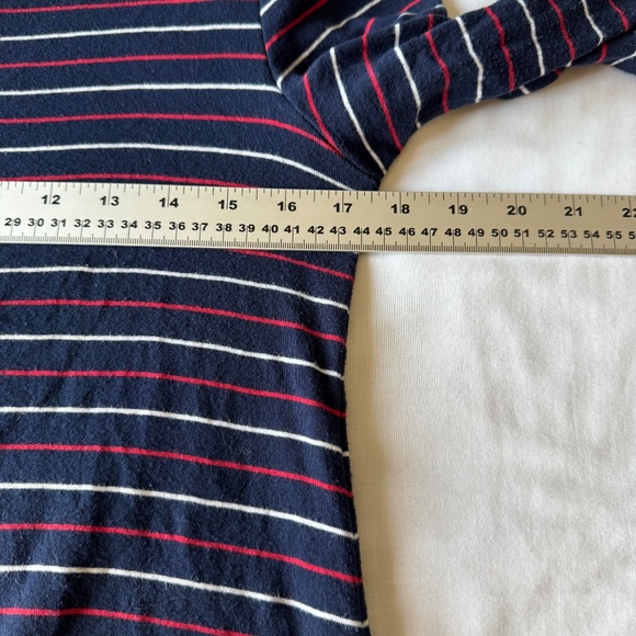 Buffalo David Bitton Womens Faux Layered Long Sleeve Knit Top Striped Medium Y2K - Picture 9 of 13